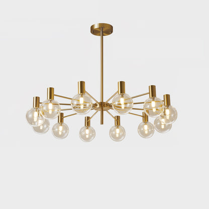 Selva Chandelier - Elegant Lighting Fixture with Adjustable Arms & Cry