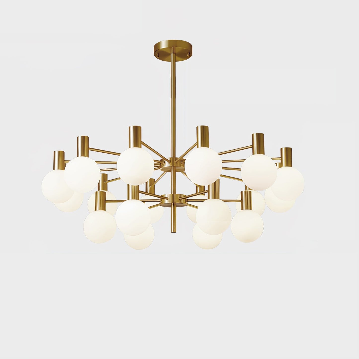 Selva Chandelier - Elegant Lighting Fixture with Adjustable Arms & Cry