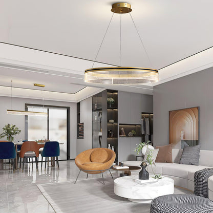 Elegant Sendra Chandelier - Dimmable LED, Modern Crystal Design
