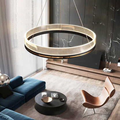 Elegant Sendra Chandelier - Dimmable LED, Modern Crystal Design