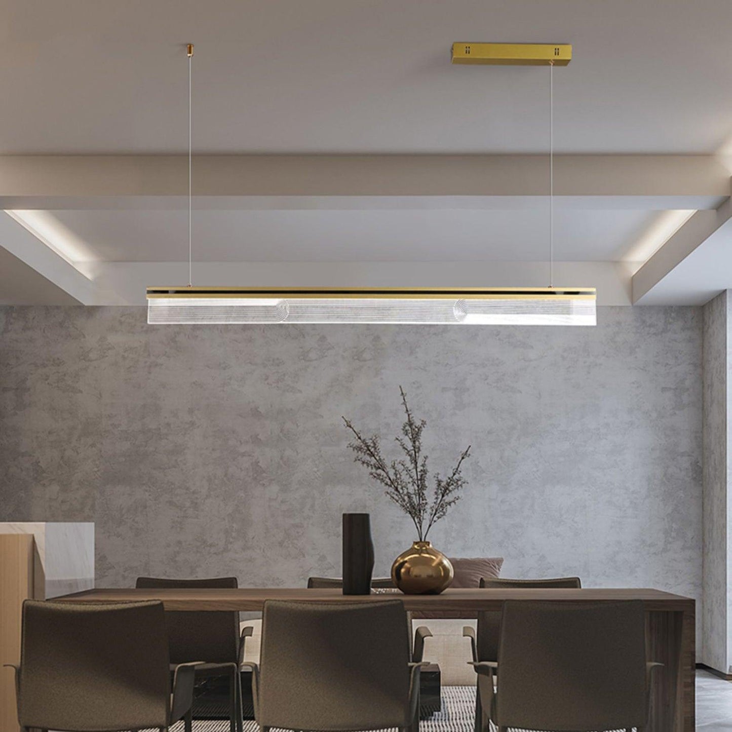 Elegant Sendra Chandelier - Dimmable LED, Modern Crystal Design