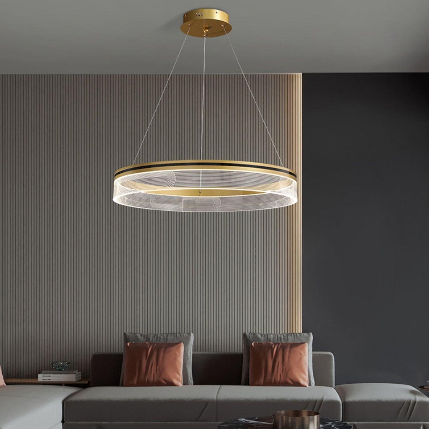 Elegant Sendra Chandelier - Dimmable LED, Modern Crystal Design