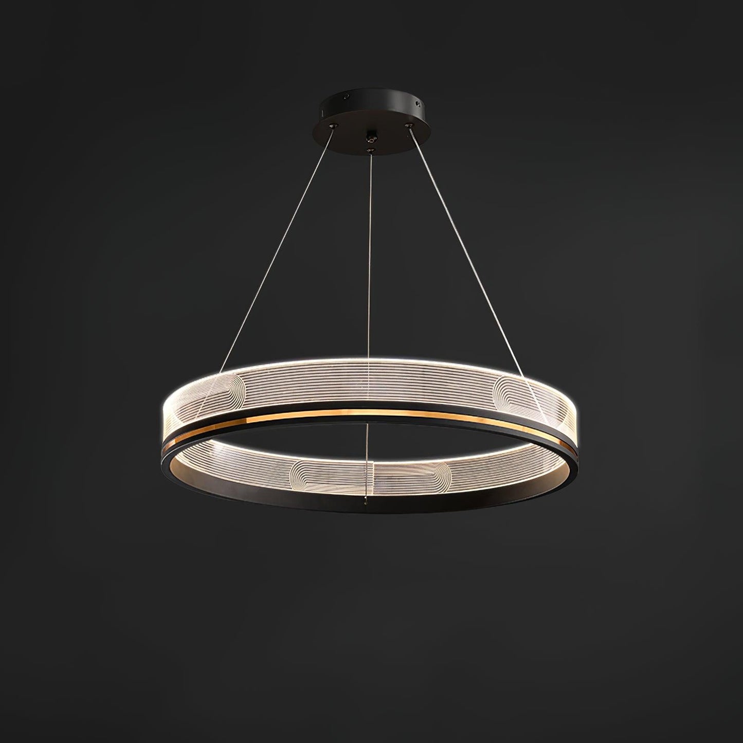 Elegant Sendra Chandelier - Dimmable LED, Modern Crystal Design