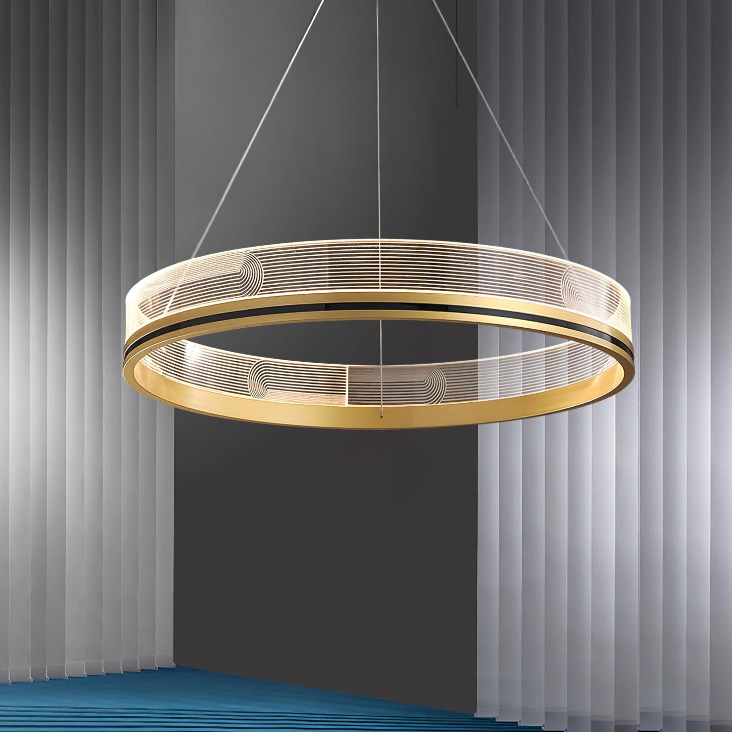 Elegant Sendra Chandelier - Dimmable LED, Modern Crystal Design