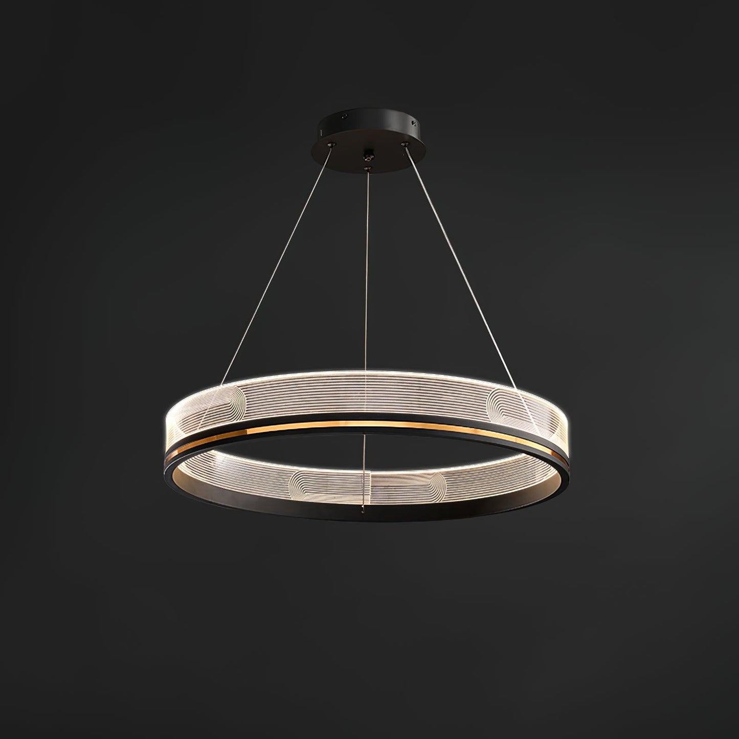 Elegant Sendra Chandelier - Dimmable LED, Modern Crystal Design