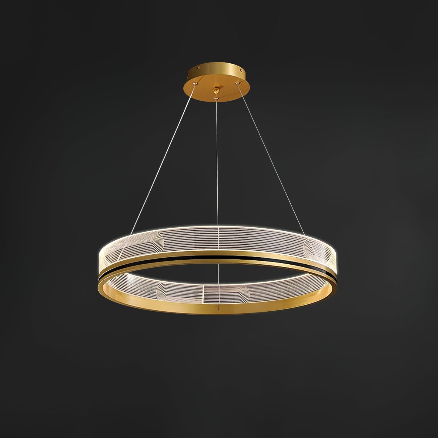 Elegant Sendra Chandelier - Dimmable LED, Modern Crystal Design