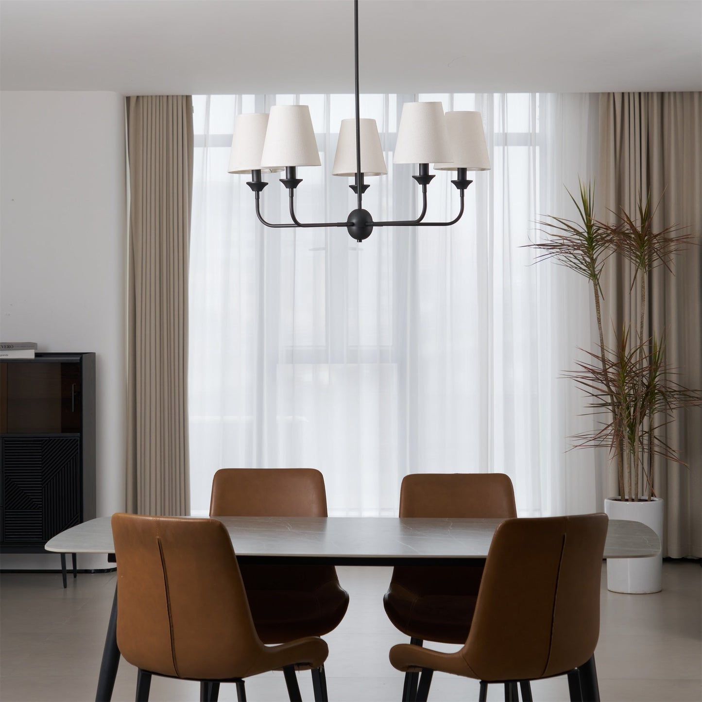 Seraphine Grace Chandelier - Elegant Design with Adjustable Height & L