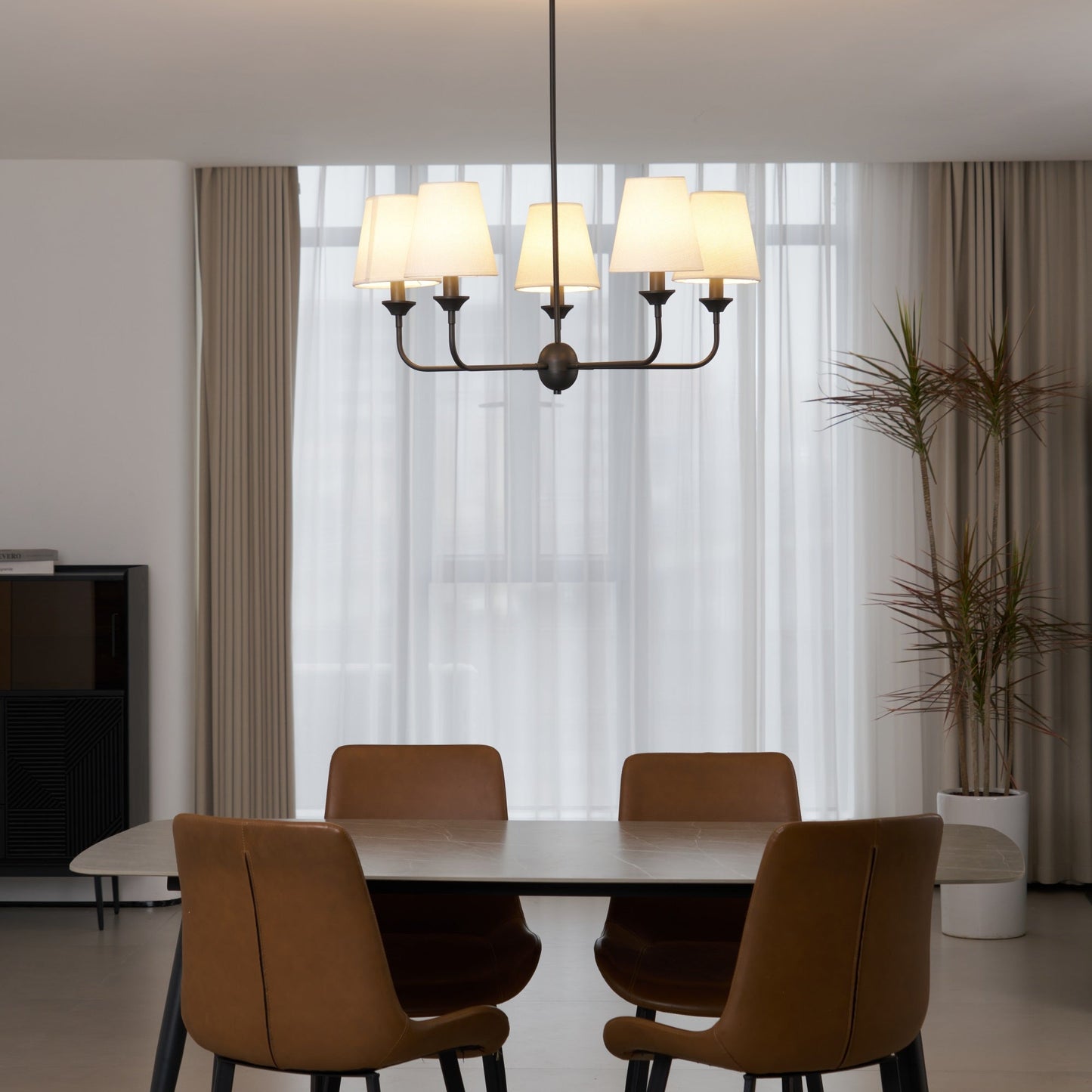 Seraphine Grace Chandelier - Elegant Design with Adjustable Height & L