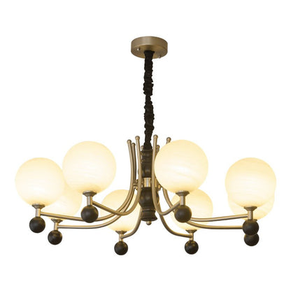 Serenus Sphere Chandelier - Modern Design with Adjustable Height & LED