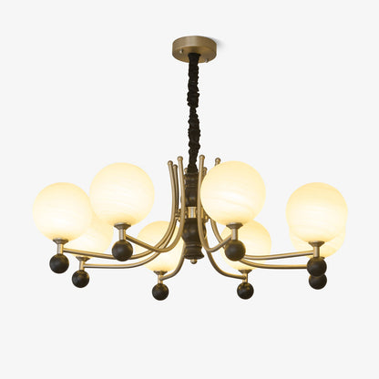 Serenus Sphere Chandelier - Modern Design with Adjustable Height & LED