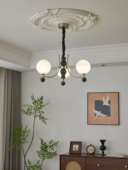 Serenus Sphere Chandelier - Modern Design with Adjustable Height & LED