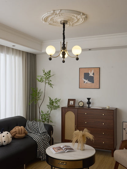 Serenus Sphere Chandelier - Modern Design with Adjustable Height & LED