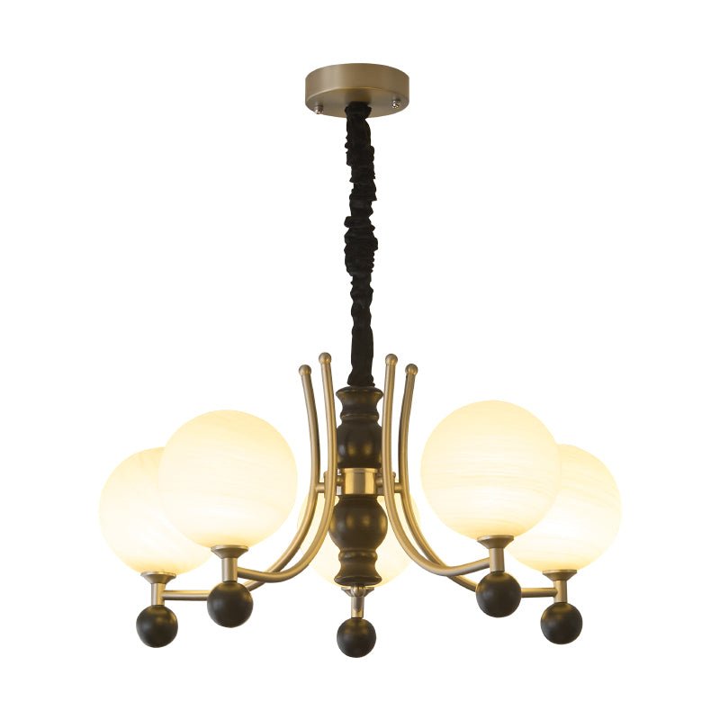 Serenus Sphere Chandelier - Modern Design with Adjustable Height & LED