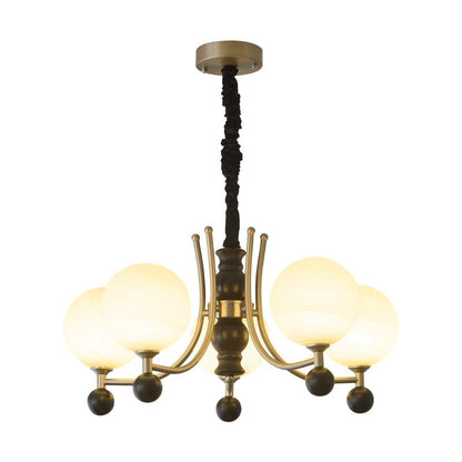 Serenus Sphere Chandelier - Modern Design with Adjustable Height & LED