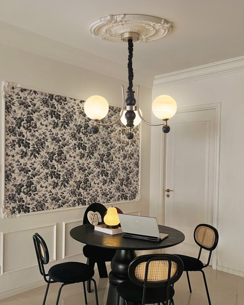 Serenus Sphere Chandelier - Modern Design with Adjustable Height & LED
