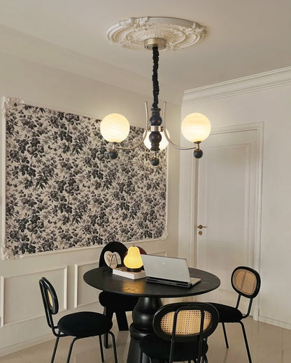 Serenus Sphere Chandelier - Modern Design with Adjustable Height & LED