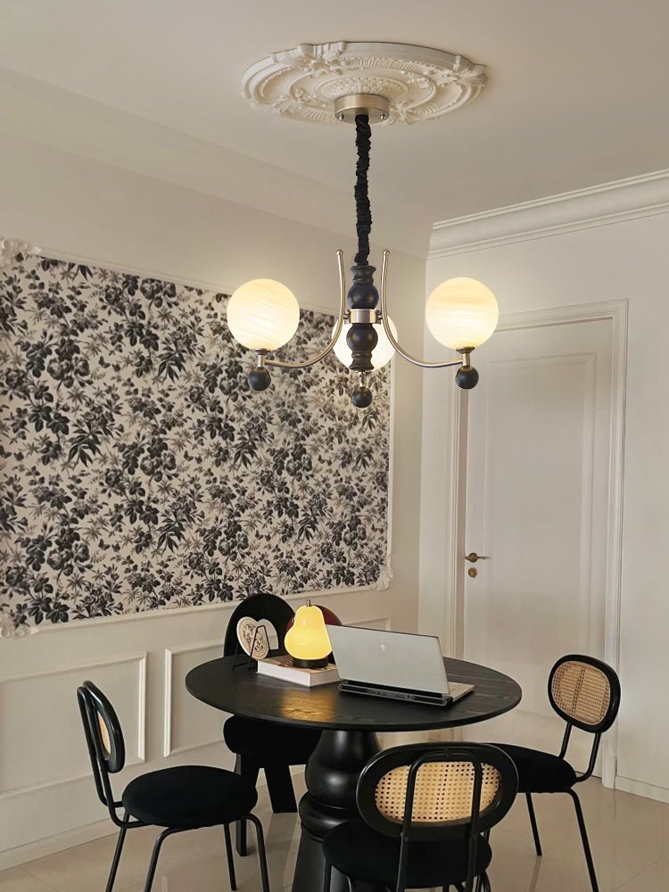 Serenus Sphere Chandelier - Modern Design with Adjustable Height & LED