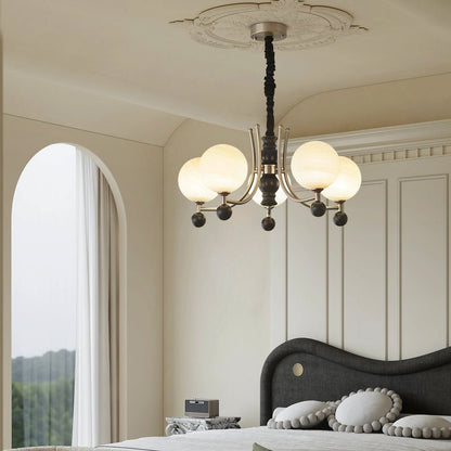 Serenus Sphere Chandelier - Modern Design with Adjustable Height & LED