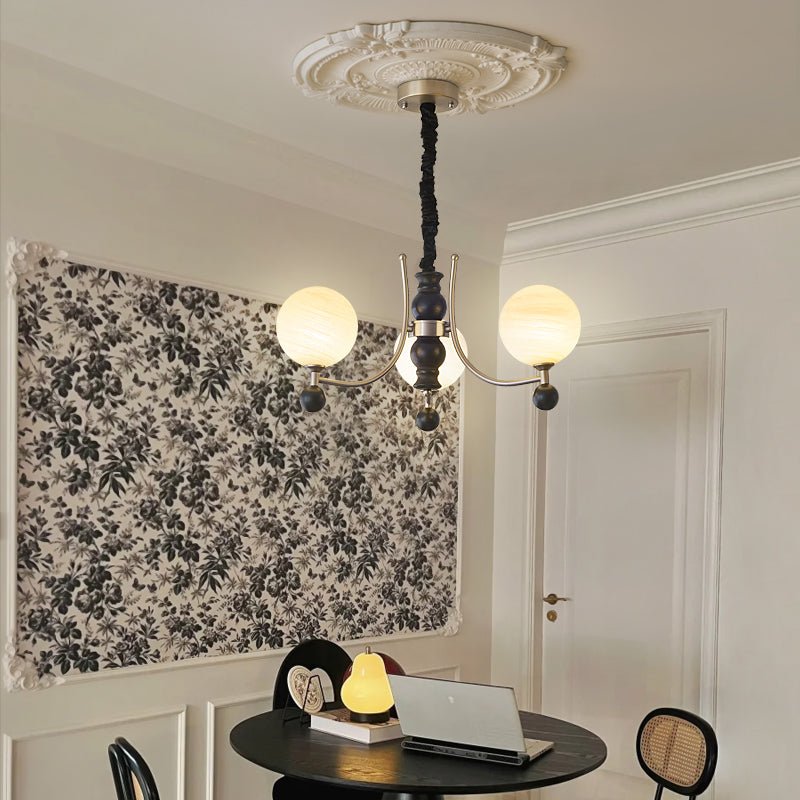 Serenus Sphere Chandelier - Modern Design with Adjustable Height & LED