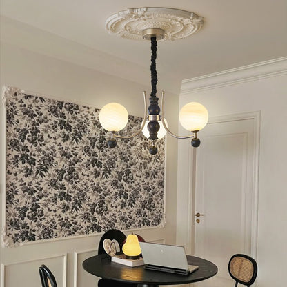 Serenus Sphere Chandelier - Modern Design with Adjustable Height & LED