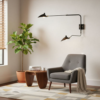 Multi-Arm Spider Wall Sconce - Adjustable Arms, Modern Design