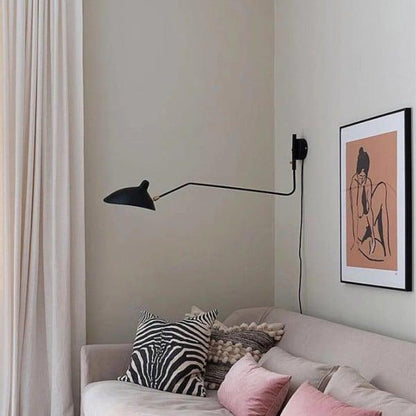 Adjustable Arm Wall Sconce with Modern Design and Energy-Efficient LED