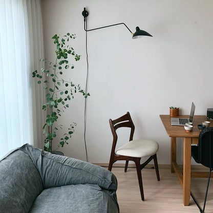 Adjustable Arm Wall Sconce with Modern Design and Energy-Efficient LED