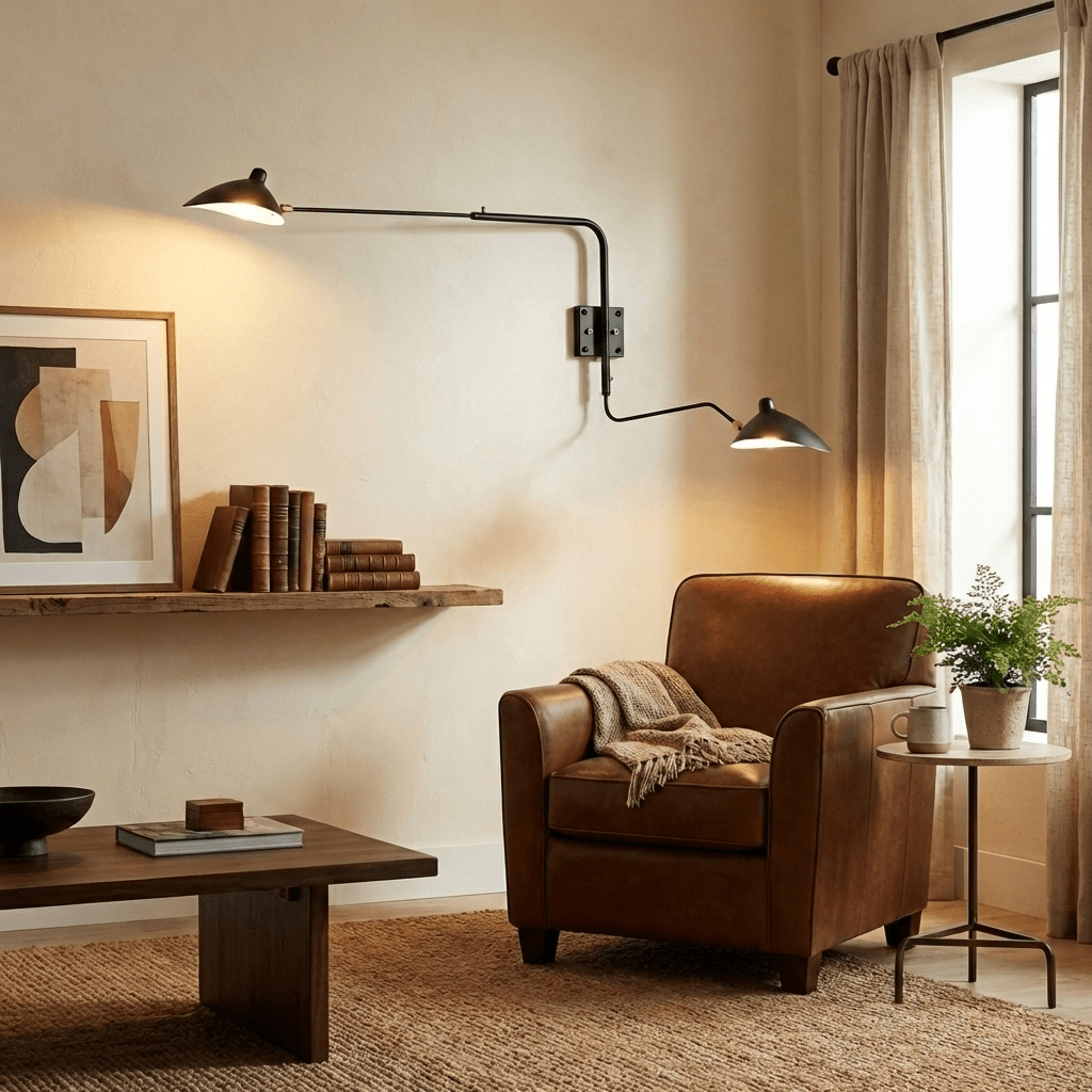 Multi-Arm Spider Wall Sconce - Adjustable Arms, Modern Design