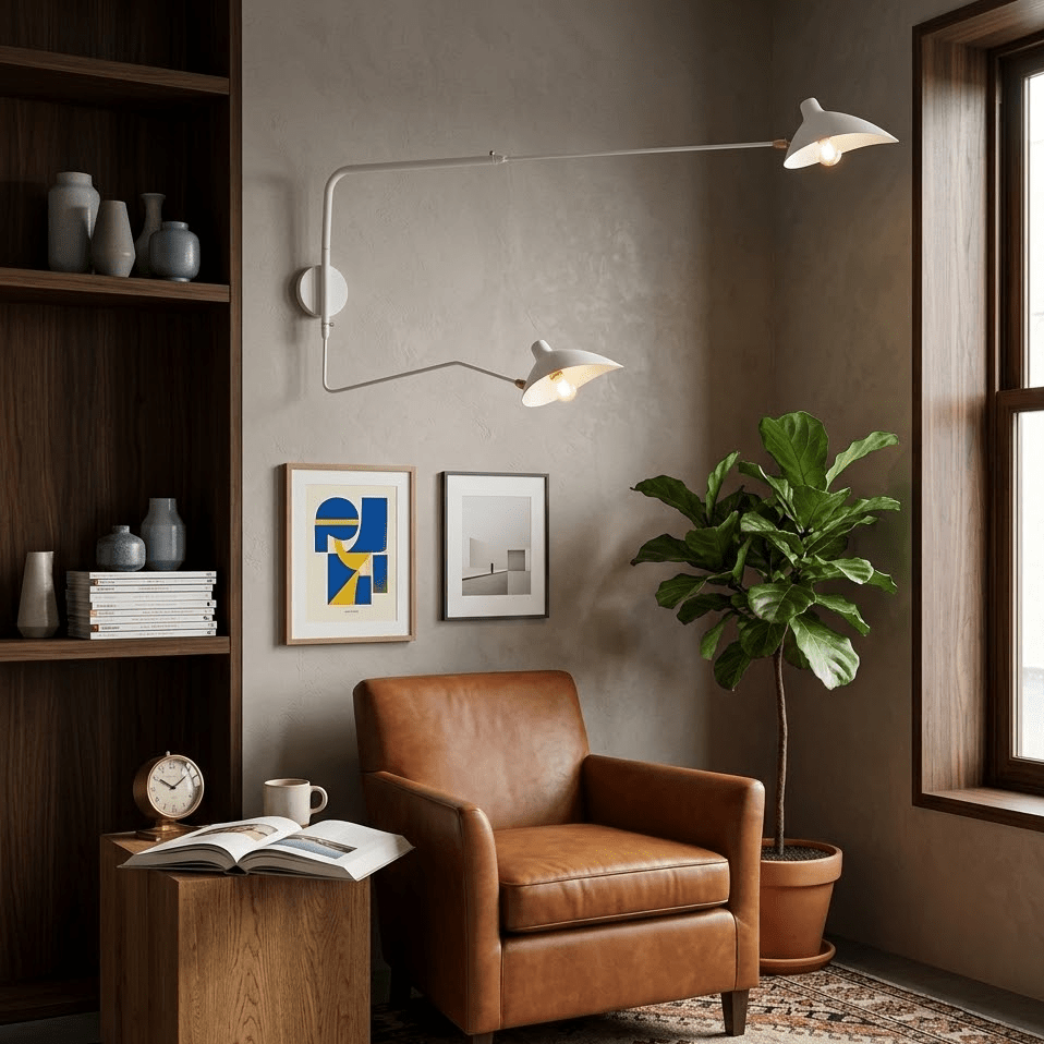 Multi-Arm Spider Wall Sconce - Adjustable Arms, Modern Design