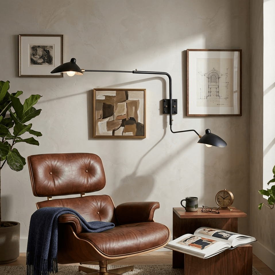 Multi-Arm Spider Wall Sconce - Adjustable Arms, Modern Design