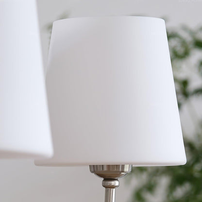 Elegant Shabby Chandelier with Adjustable Height and Vintage Charm