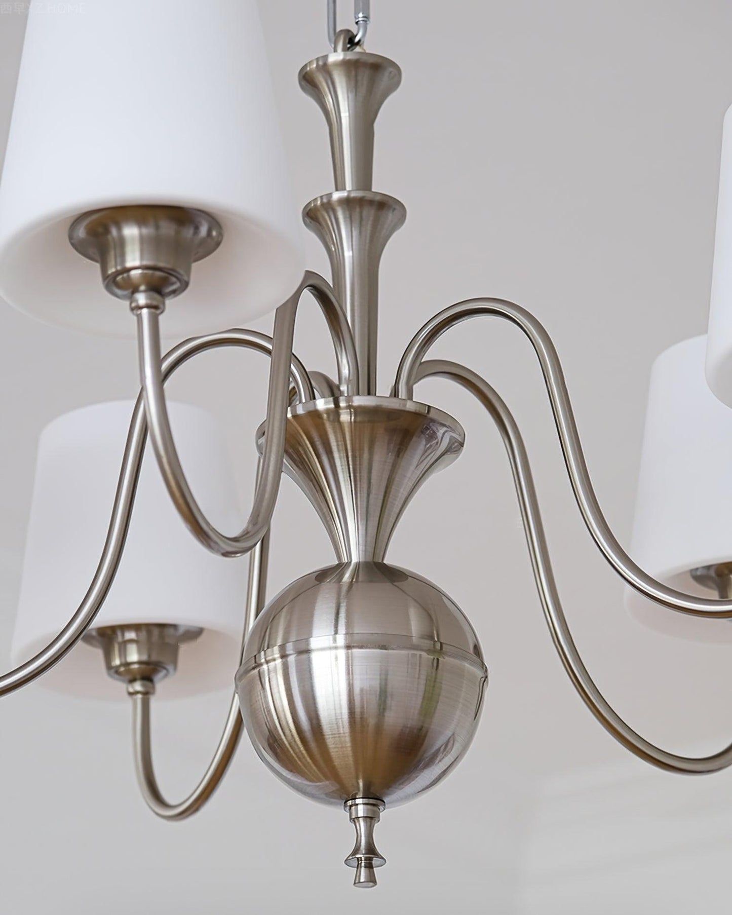 Elegant Shabby Chandelier with Adjustable Height and Vintage Charm