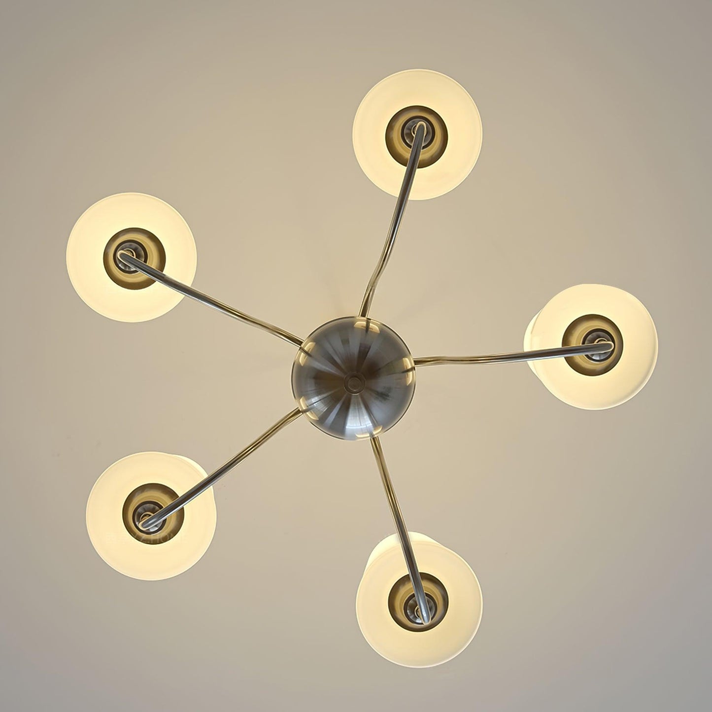 Elegant Shabby Chandelier with Adjustable Height and Vintage Charm