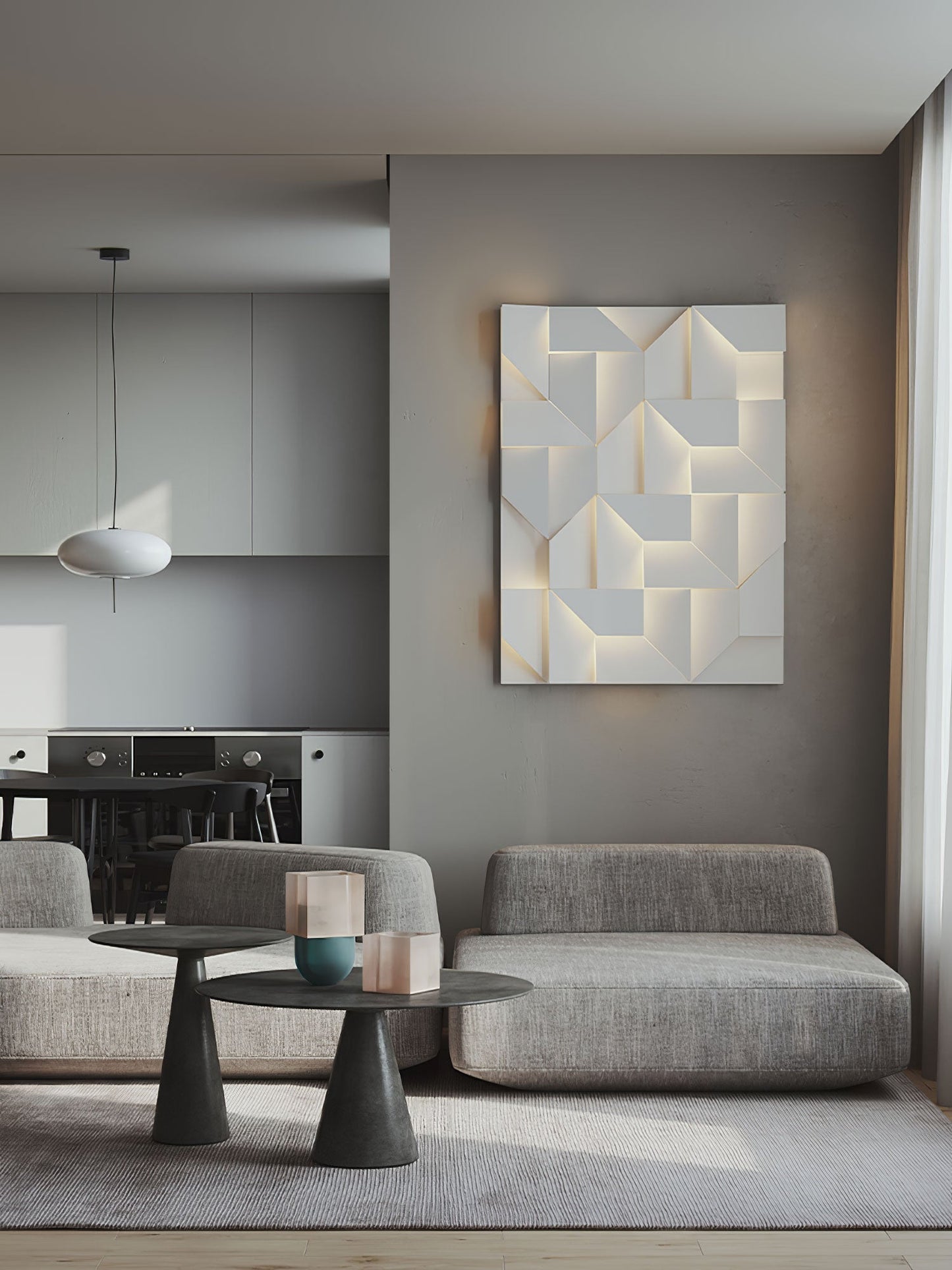 Shadows Grand Sconce - Elegant Wall Light with Adjustable Brightness