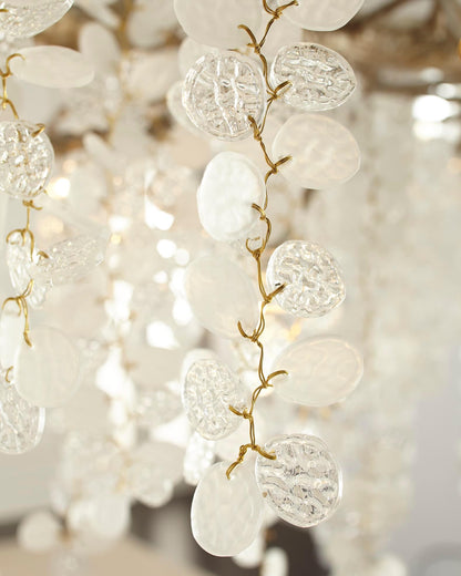 Shiro Noda Crystal Chandelier - Elegant Design with Adjustable Height