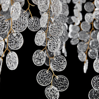 Shiro Noda Crystal Chandelier - Elegant Design with Adjustable Height