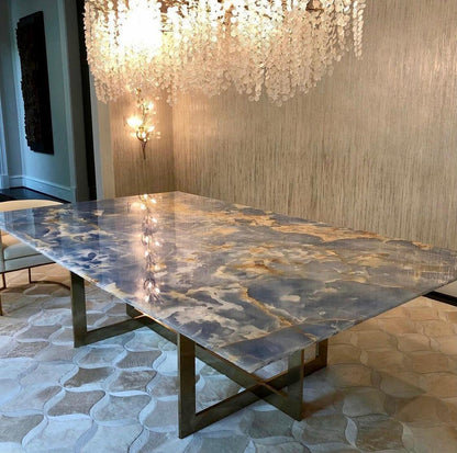 Shiro Noda Crystal Chandelier - Elegant Design with Adjustable Height