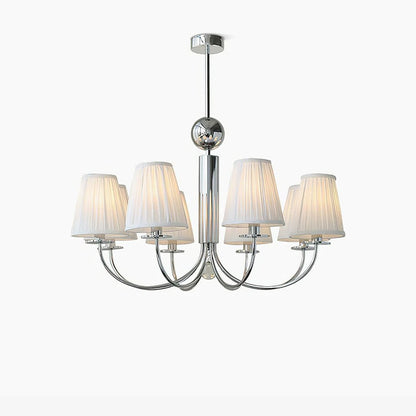Simplicity Chrome Chandelier - Modern Design with Adjustable Height &