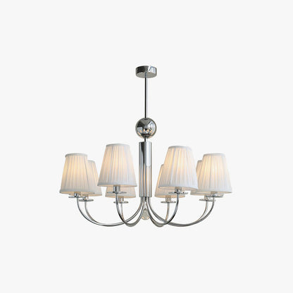 Simplicity Chrome Chandelier - Modern Design with Adjustable Height &