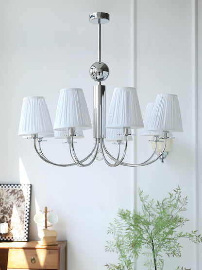 Simplicity Chrome Chandelier - Modern Design with Adjustable Height &