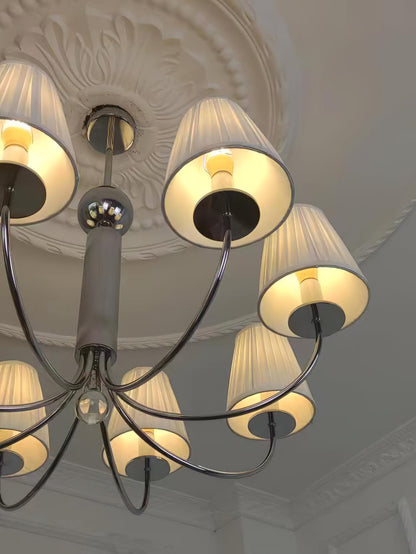 Simplicity Chrome Chandelier - Modern Design with Adjustable Height &