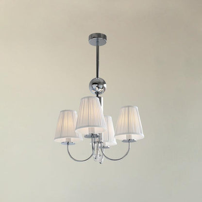 Simplicity Chrome Chandelier - Modern Design with Adjustable Height &