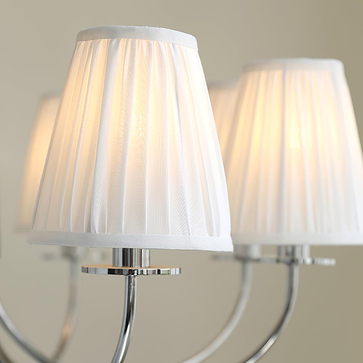 Simplicity Chrome Chandelier - Modern Design with Adjustable Height &
