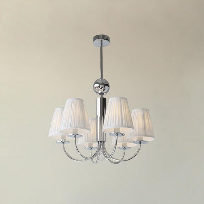 Simplicity Chrome Chandelier - Modern Design with Adjustable Height &