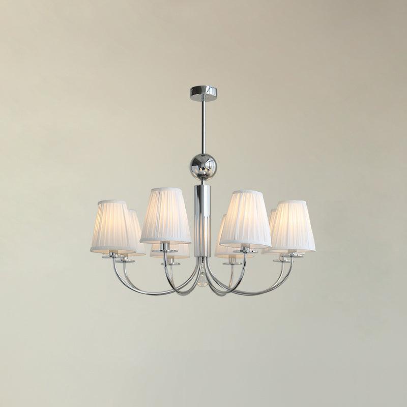 Simplicity Chrome Chandelier - Modern Design with Adjustable Height &