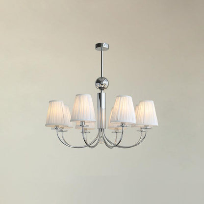 Simplicity Chrome Chandelier - Modern Design with Adjustable Height &