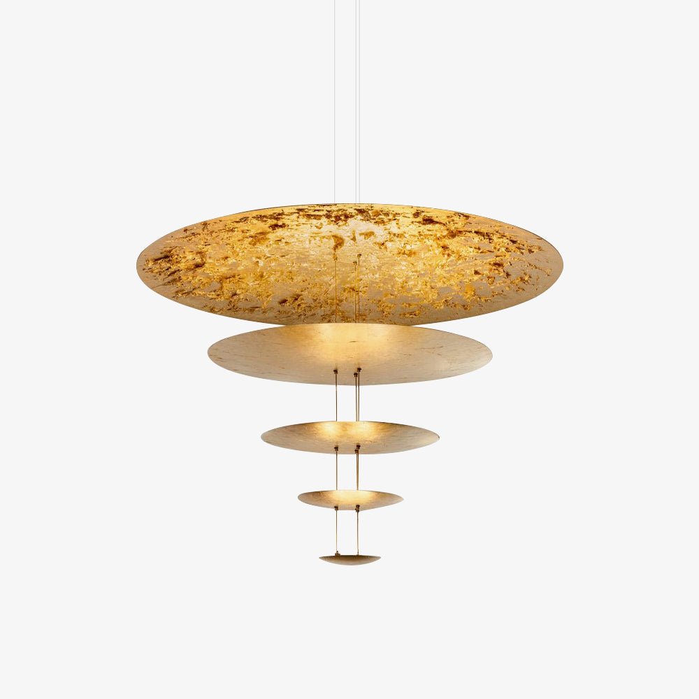 Industrial Machine Chandelier - Adjustable Height, Energy-Efficient LE