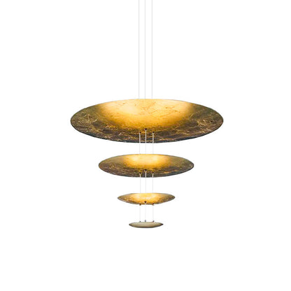 Industrial Machine Chandelier - Adjustable Height, Energy-Efficient LE