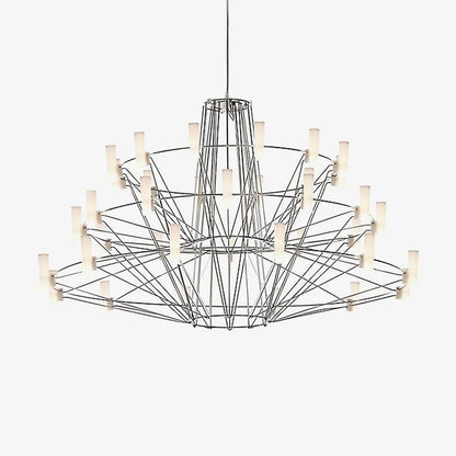 Sky Ballet Chandelier - Elegant Design with Adjustable Height & LED Li