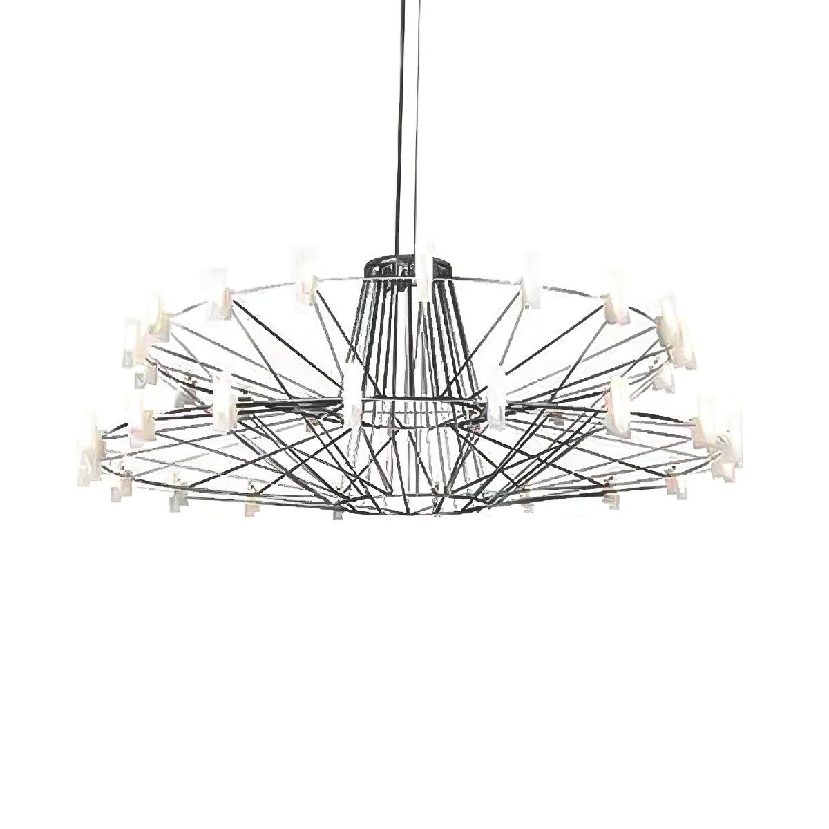 Sky Ballet Chandelier - Elegant Design with Adjustable Height & LED Li